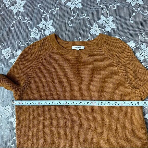 Madewell Jane Waffle Stitch Sweater Sz XS - Picture 10 of 12
